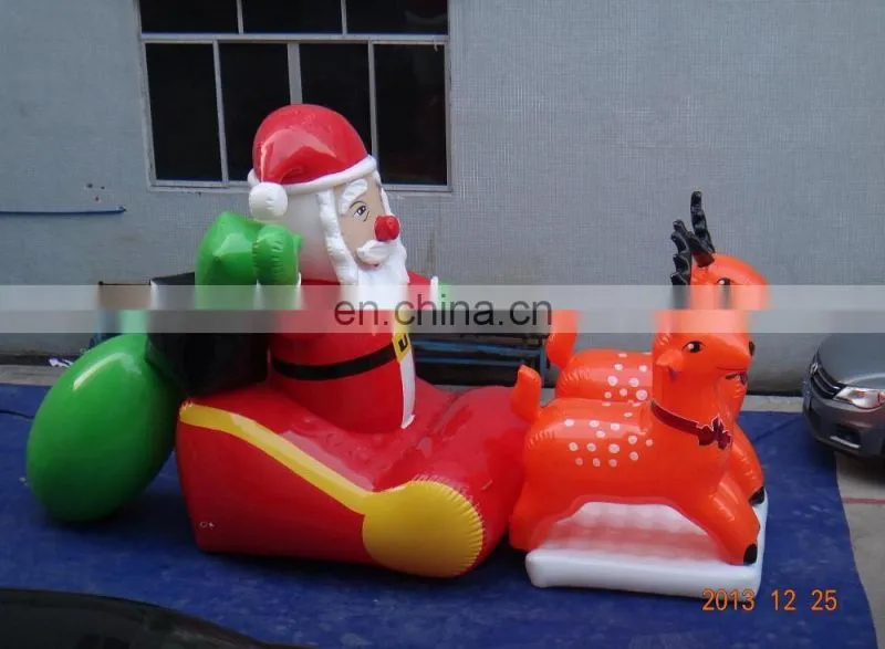 Outdoor inflatable Christmas decorations --Reindeer and Santa Claus
