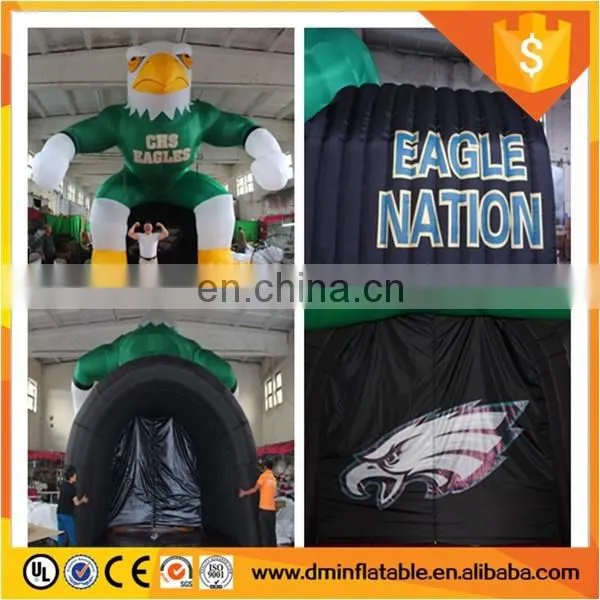 lifely Eagle Head inflatable cartoon tunnels with factory price /inflatable mascot tunnel/inflatable sport tunnel for football
