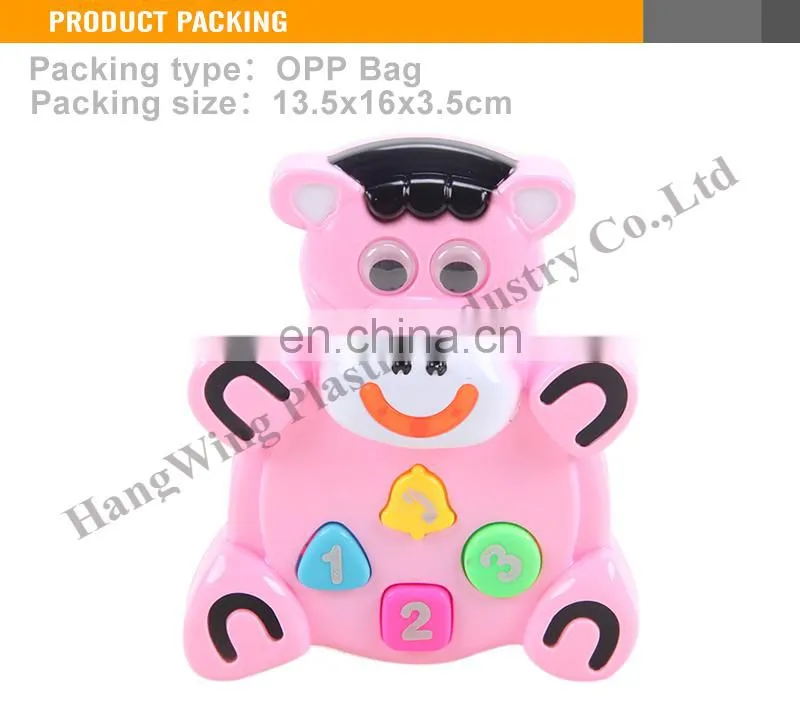 2015 hot selling W/light and music toy keyboard