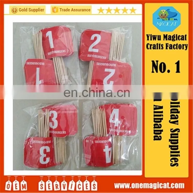 Hot selling cheap customized event activity ornament mini toothpick paper flags