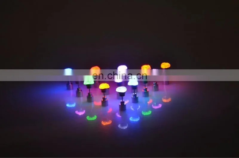 Korea hot sale lighting star shaped earring for night party