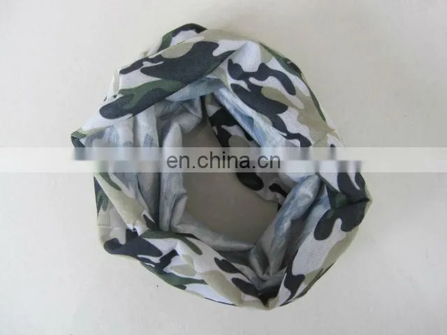 Fashionable 100% polyester scarf seamless tube headwear 8 in 1 headband multifunctional bandana