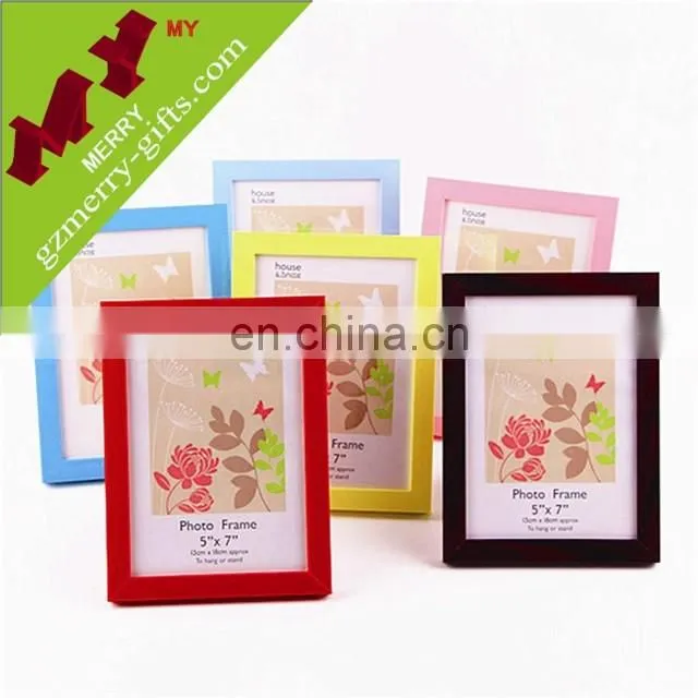 Eco-friendly material lovely funia plastic photo frame