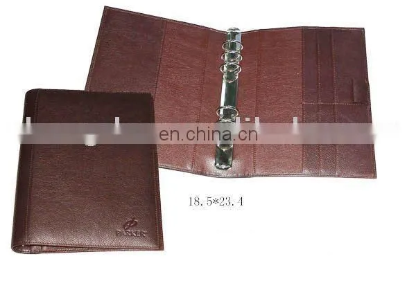 Customizable Reliable Quality PU Leather Office Document Folder