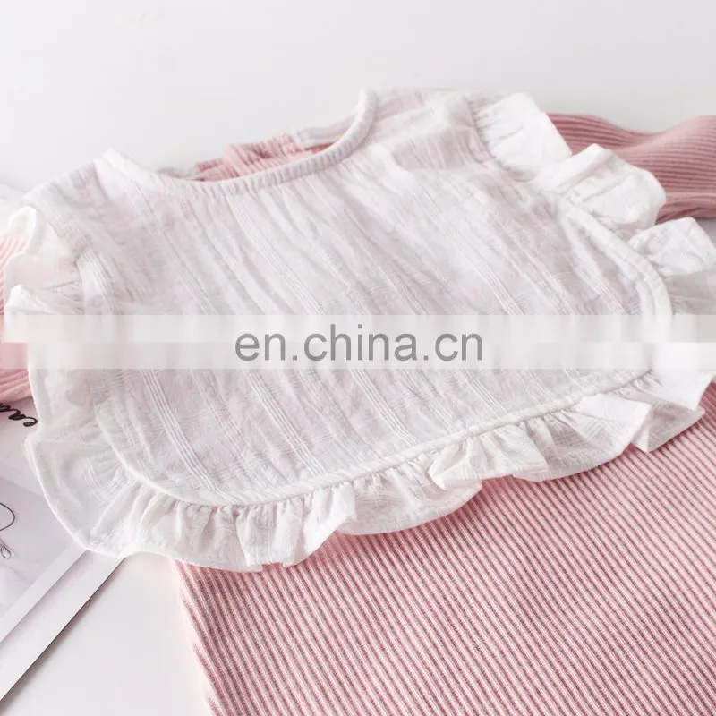 Button style infant baby jumpsuit ribbed cotton soft baby cotton romper