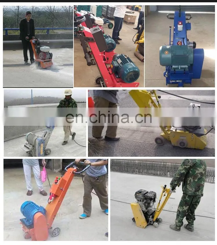 Factory direct supply self propelled concrete scarifier asphalt milling machine