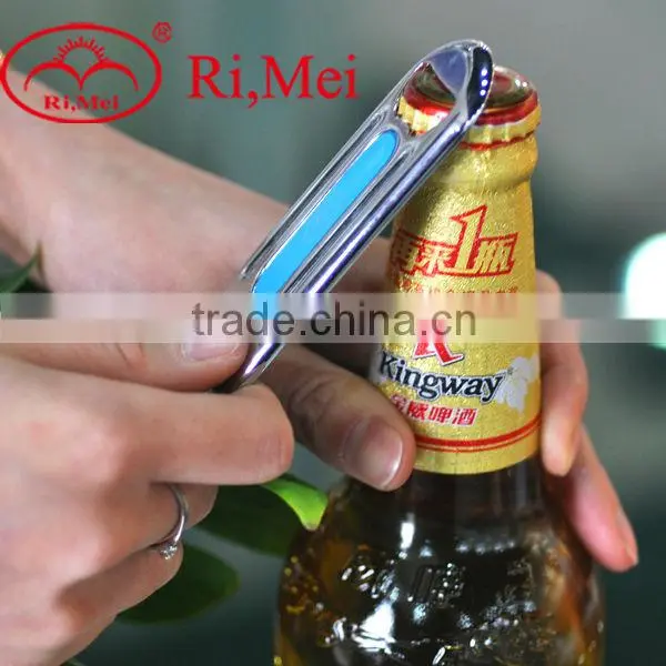 wood handle chruch bottle opener keyring