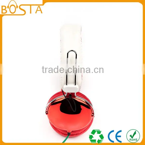 shinning earcap silver plate fashion headphone|headset