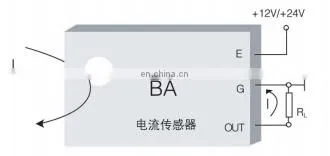 BA10-AI/V direct-in ac current sensor 0-50A current transducer with DC-10V analog output