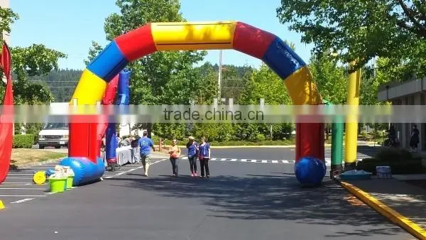2016 Finish line inflatable arch,durable inflatable archway