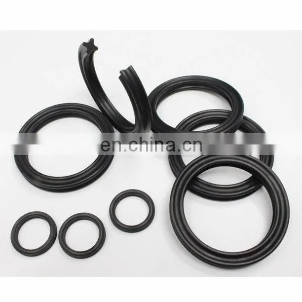 Good Quality OEM Nitrile NBR FKM Quad Ring Mechanical Hydraulic Quad-Ring Seal Rubber X Ring
