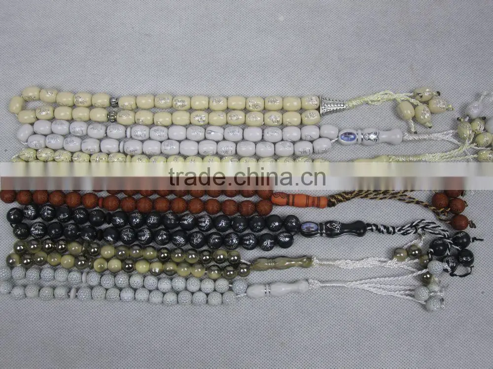 Beautiful 33 beads 13mm muslim tasbih islamic tasbeeh prayer beads