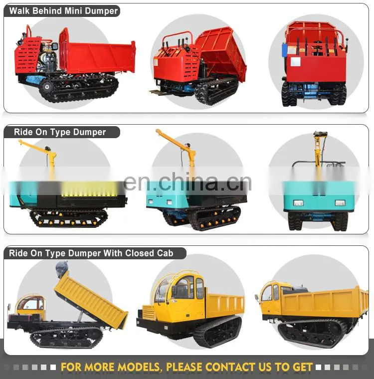 Hot selling farm dumper mini transporter garden manual mini dumper