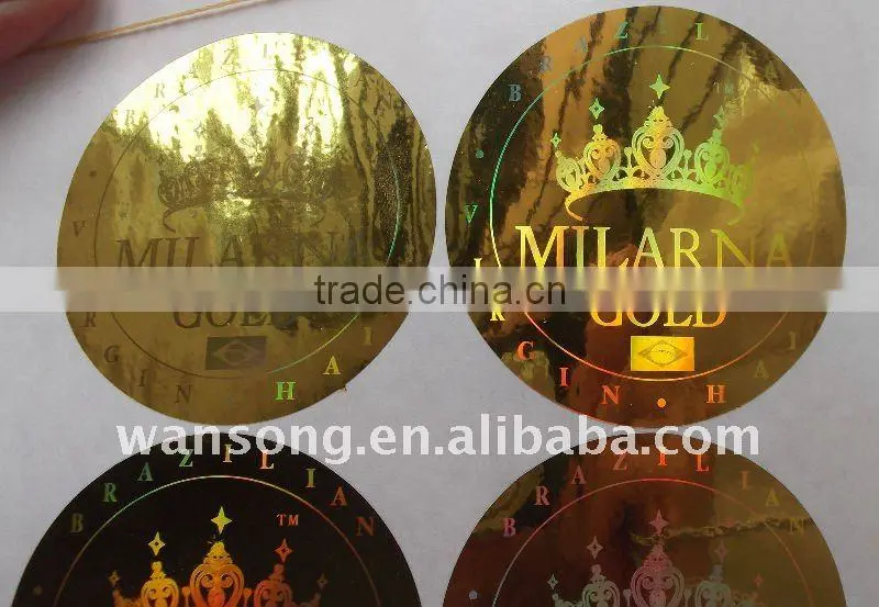 2d 3d hologram label sticker OEM logo hologram sticker