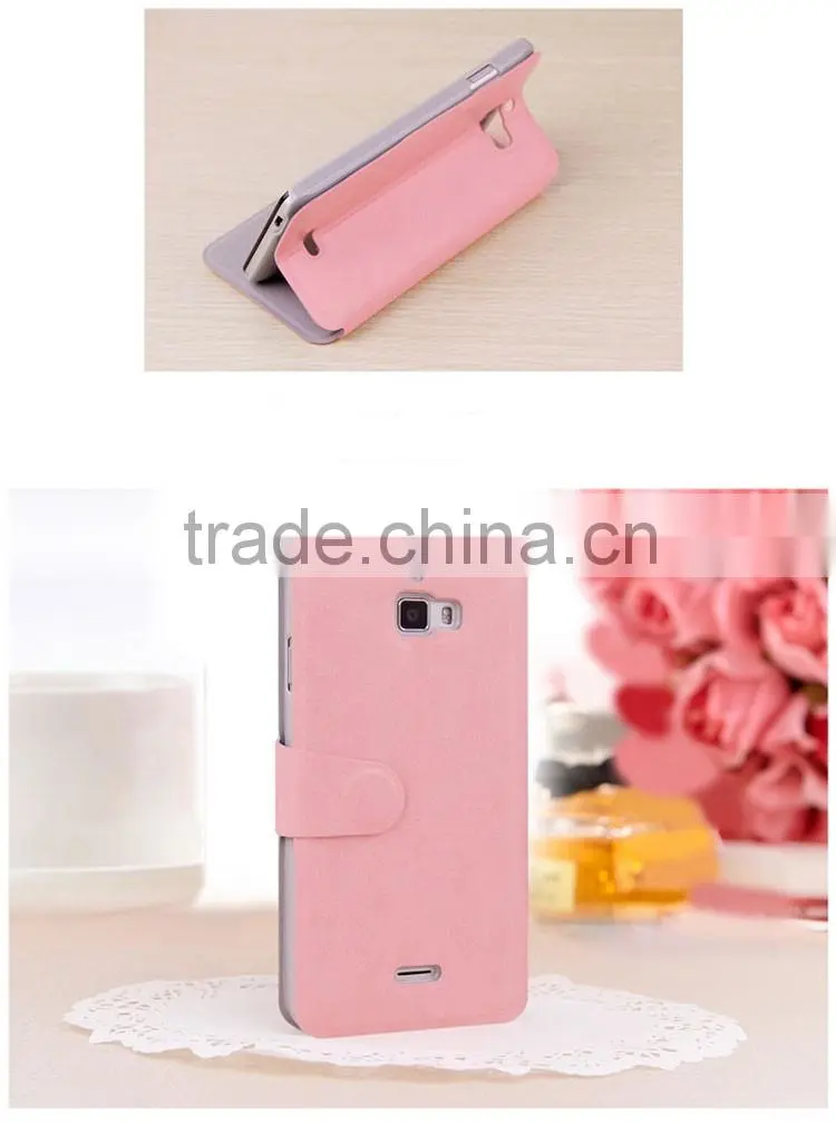 MOFi Case Celular Leather Flip Dot View Cover for Coolpad Dazen F1, Mobile Handset Coque Back Housing for Coolpad 8297