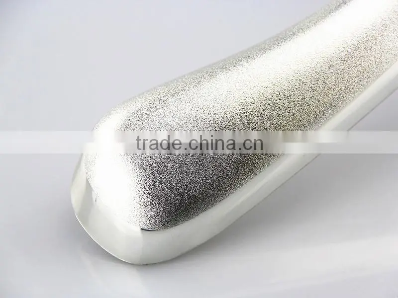 IMY-379 silver wide plating fur coat hanger wholesale