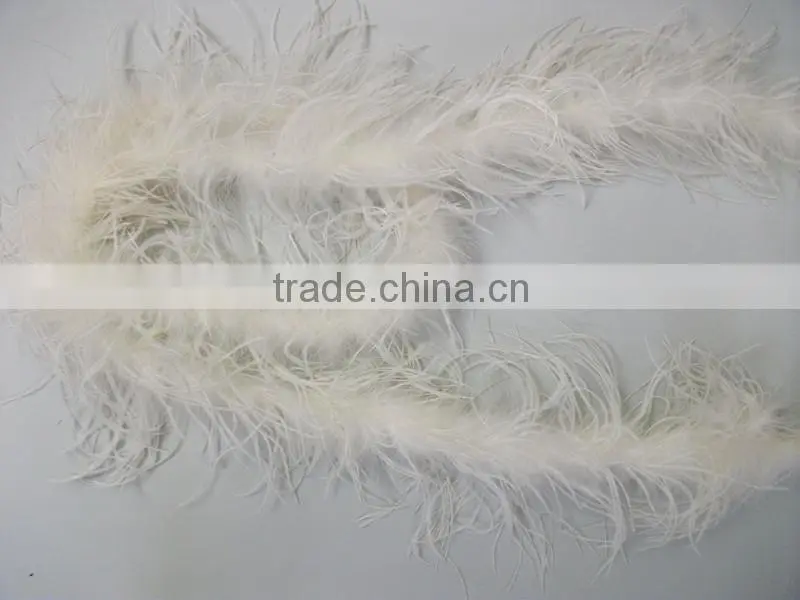 New Style Fashion Mix Colors 200cm Ostrich Feather Boa For Decorate
