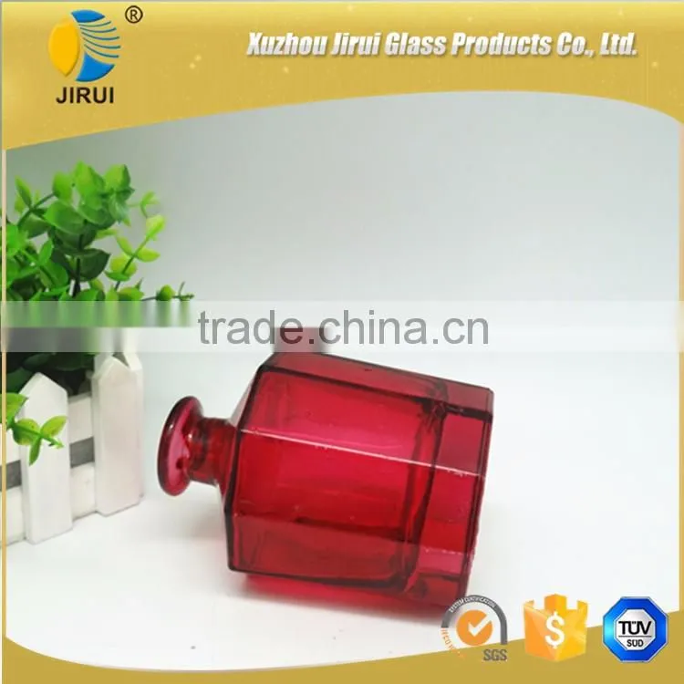280ml red reed diffuser glass bottle with cork