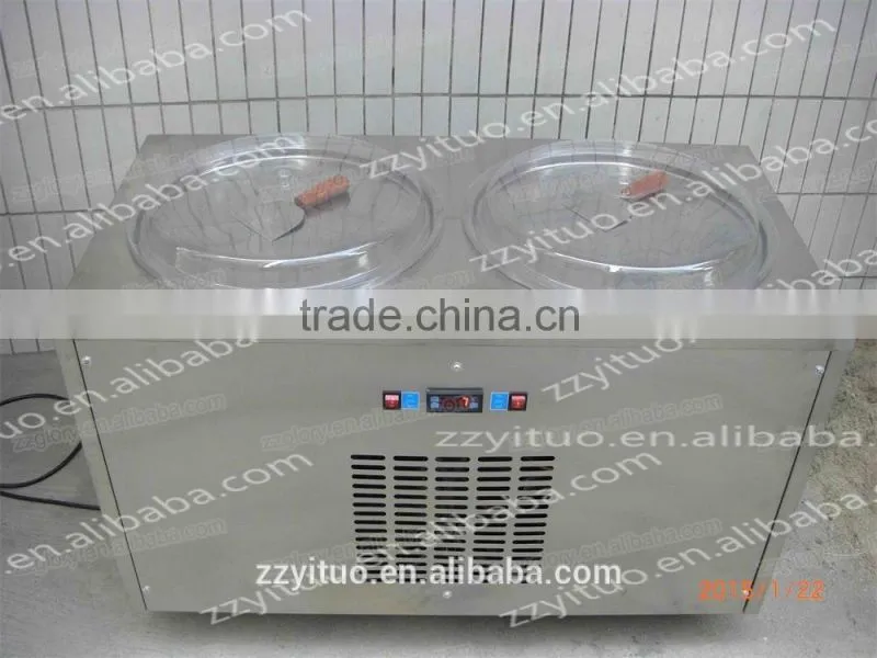 China factory sell cold pan ice pan fry fried ice cream machine