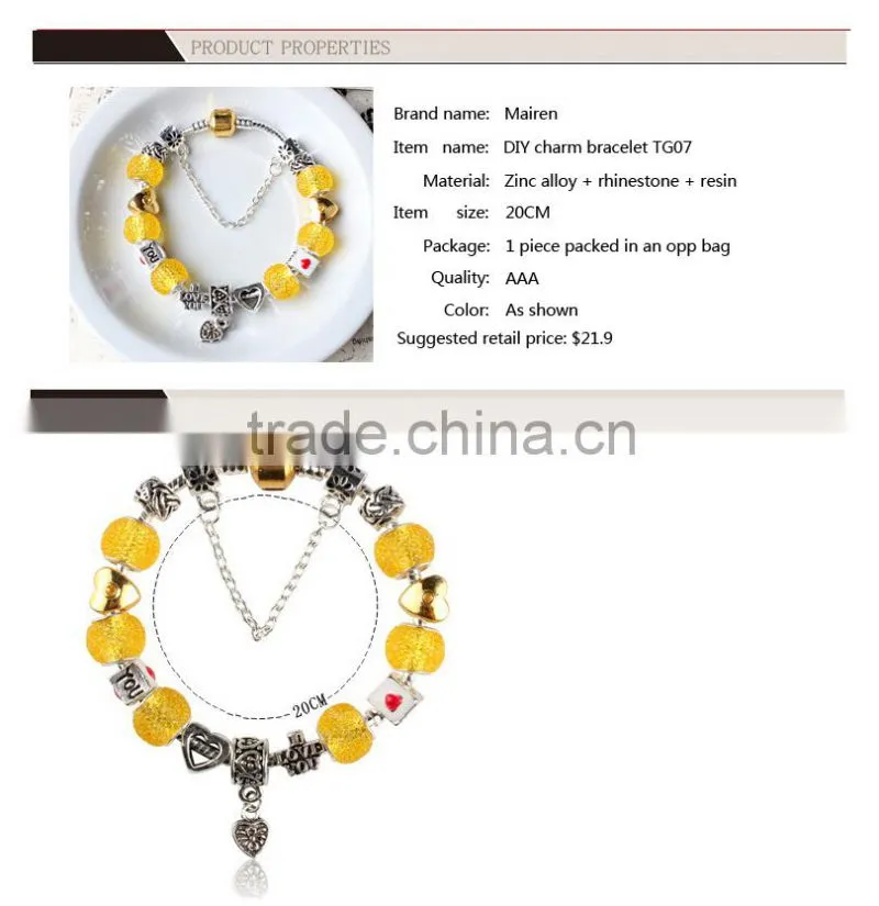 TG07 bracelets,beaded bracelets pendant beaded bracelets