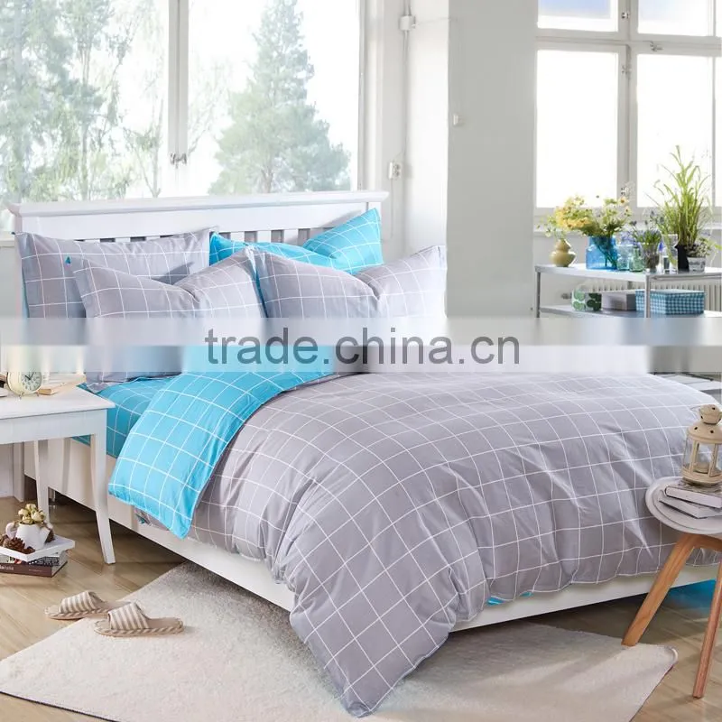 China wholesale home designs cotton 4pcs natural color pillowcase indian luxury bedding set