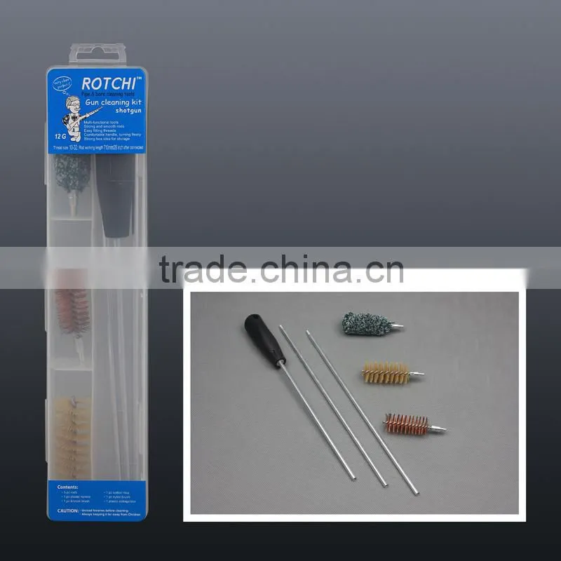 .410 Aluminum rods shotgun cleaning kit ,shotgun cleaning brush ,hunting shotgun cleaning accessories