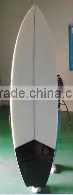 clear board bat tail PU surfboard