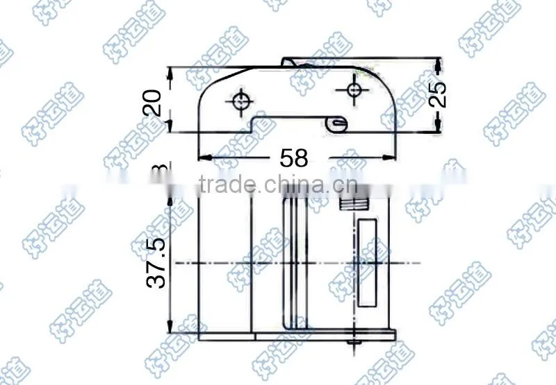 04601 Zinc Alloy Cam Buckle 1.5 inch