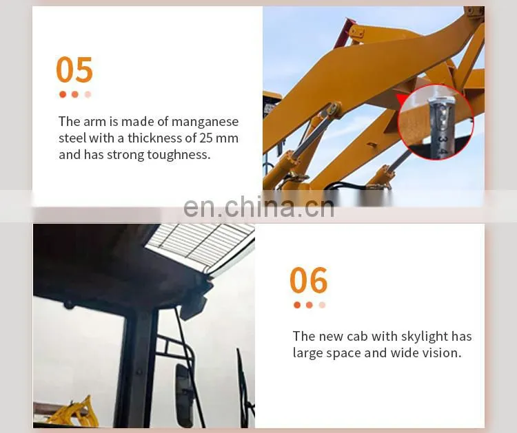 mini Loader 4WD CE 1.6Ton ZL16 CE wheel loader