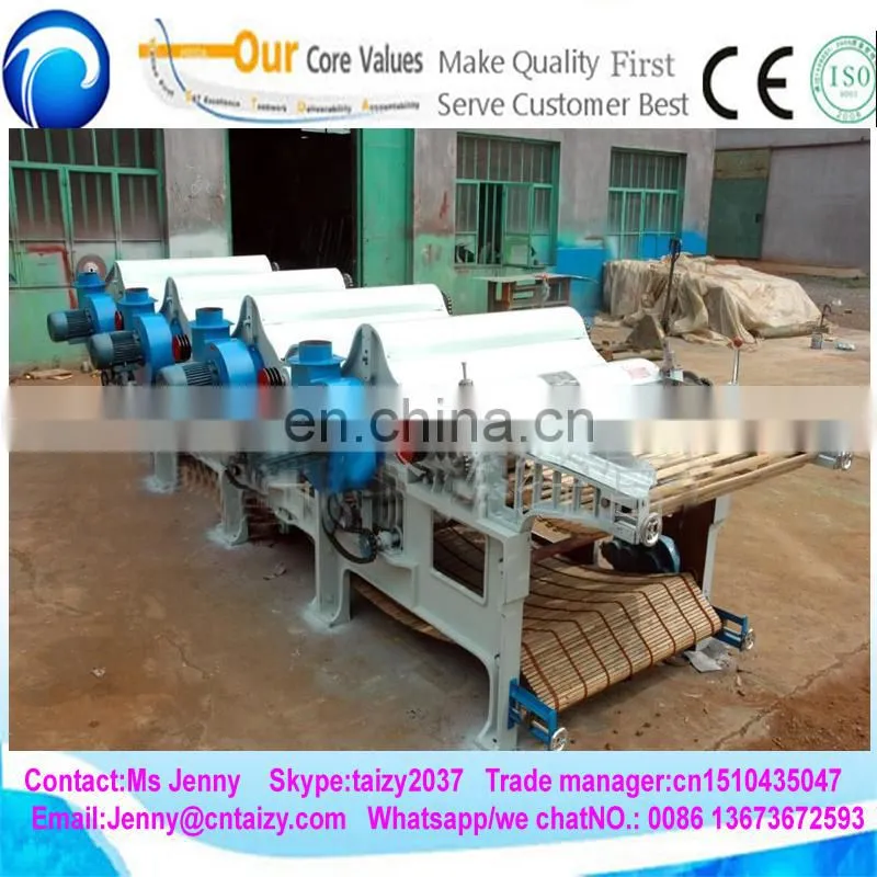 Old waste cotton opener/ textile / fiber /waste cloth rag opening machine