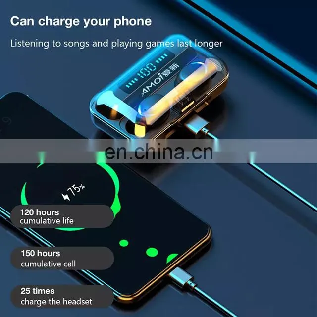 2020 Hot Selling True BT 5.0 Wireless F9 Airbuds