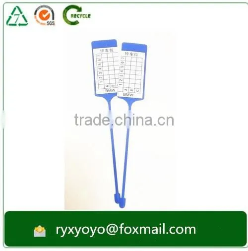 colorful luggage tag/self-locking plastic tag/pp car key tag