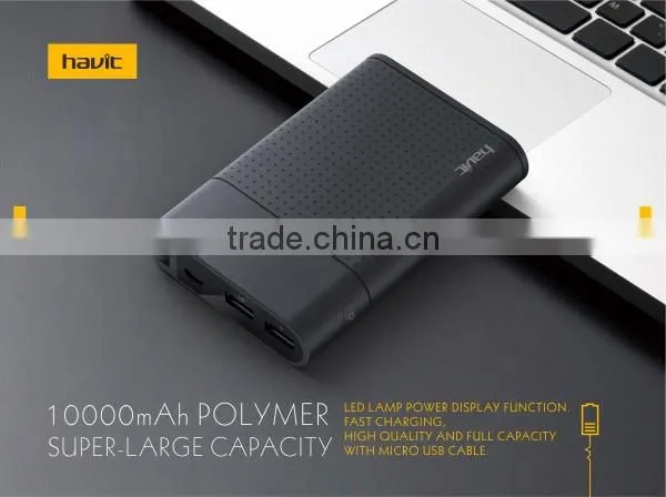 HAVIT MX-PB8002 battery batteries power bank 10000mAh TYPE C Port strong LED light