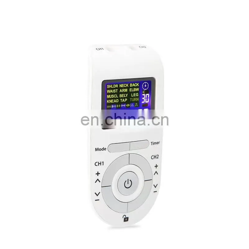 tens unit massager 12 Modes Pain Relief Pulse Massage EMS abs Muscle Stimulation tens period pain
