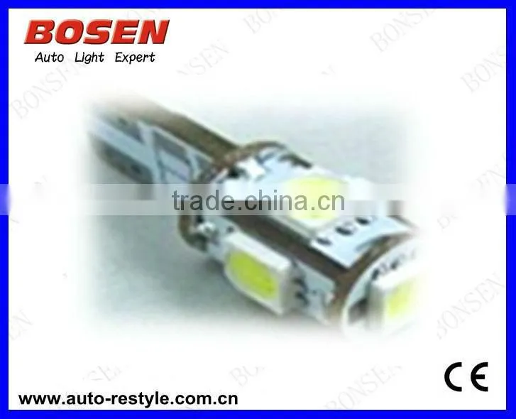 2013 non-polarity Canbus LED lamps T10-2SMD-5050-CB
