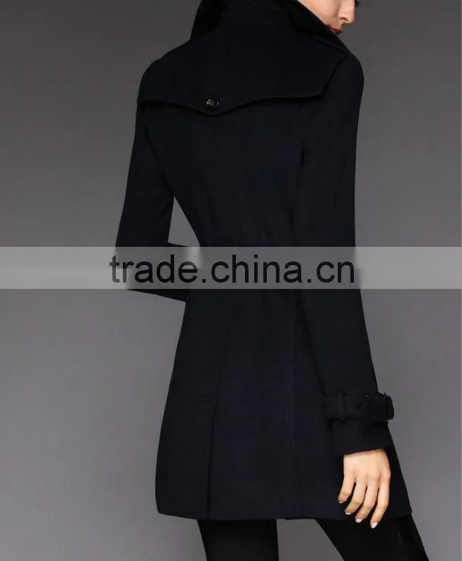 2013 autumn new fashion lady long fall coat