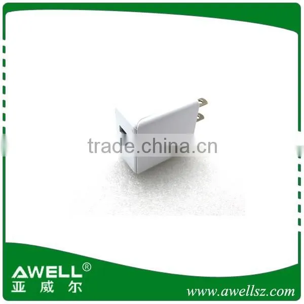 2 USB Port Travel Charger For Samsung/Iphone Mobile Phone Dual USB Port Charger 5V 2.1A wall charger