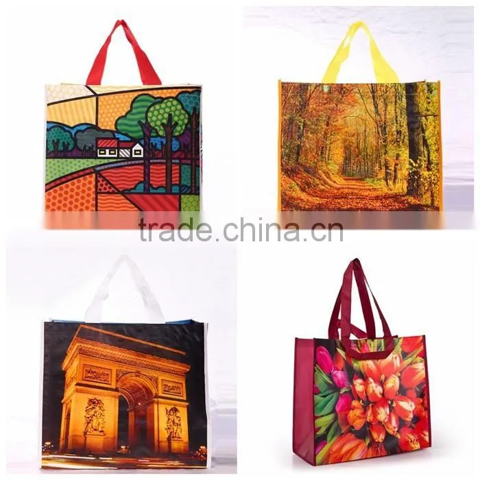 fashion promotional reusable polyester shopping bags