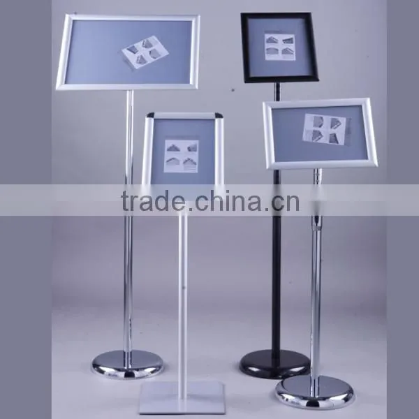 Aluminium alloy free-standing poster frame