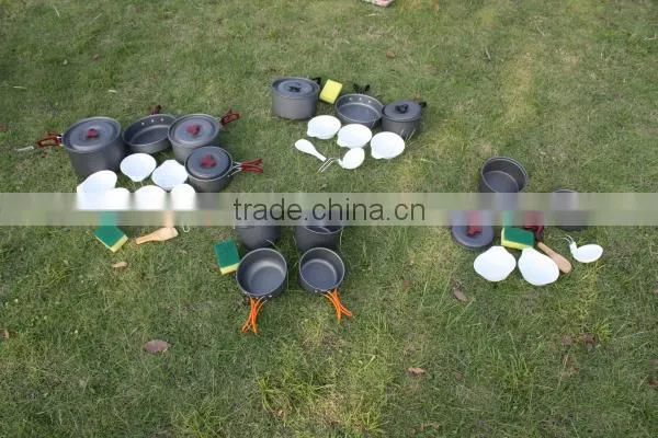 3~4persons Outdoor portable cookware camping Aluminum alloy PY71004
