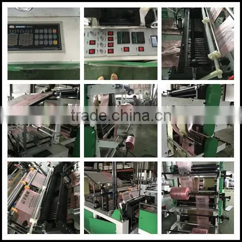 Plastic vest bag making machine