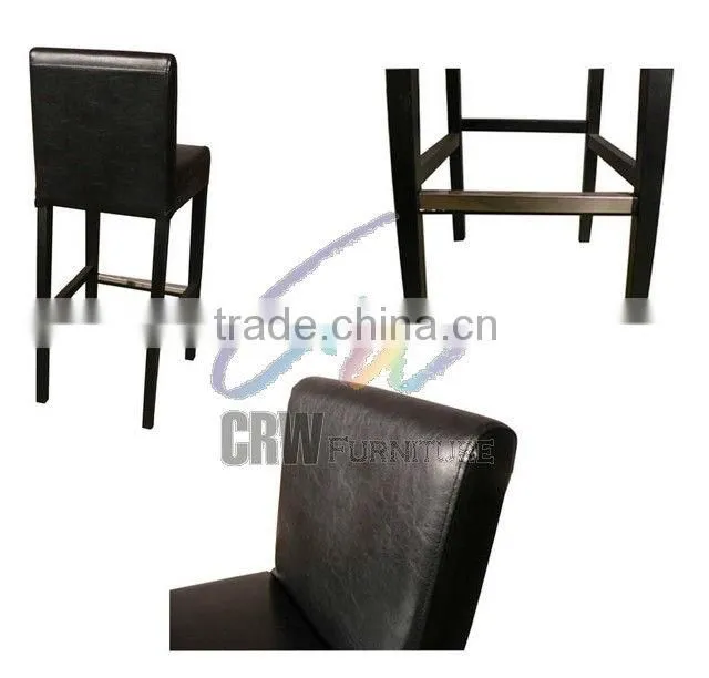 RCH-4071 Wood Bar Chair Leather Bar stool