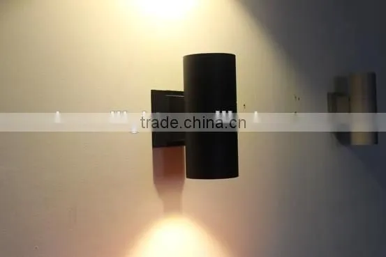 Up And Down led Wall Light outdoor black shell CE/ROHS IP65 spot led wall light 6w