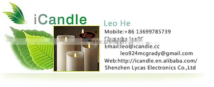 led candle with 18 keys remote control function multi colored candles