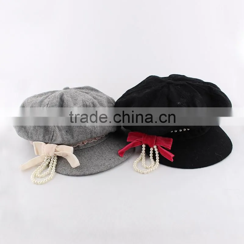 2015 Baby girl princess hat fashionable autumn caps for girls
