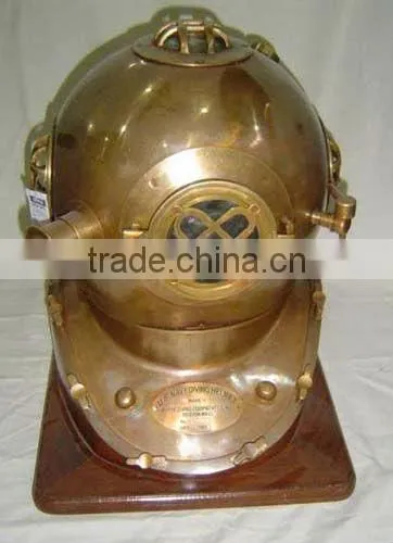 Brass Helmet Warrior , Nautical Helmet