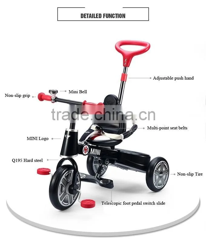 RASTAR 2016 MINI Hot Sell Good Quality Children 3 wheel baby bike kids