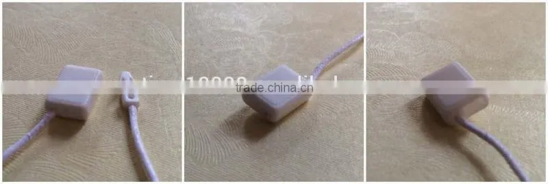 High quality string plastic garment seal tag, hang tag string