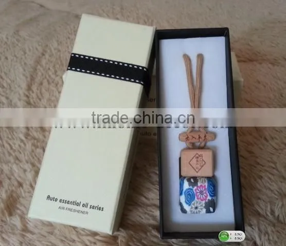 7ML Fashion hanging car air freshener with hanging string
