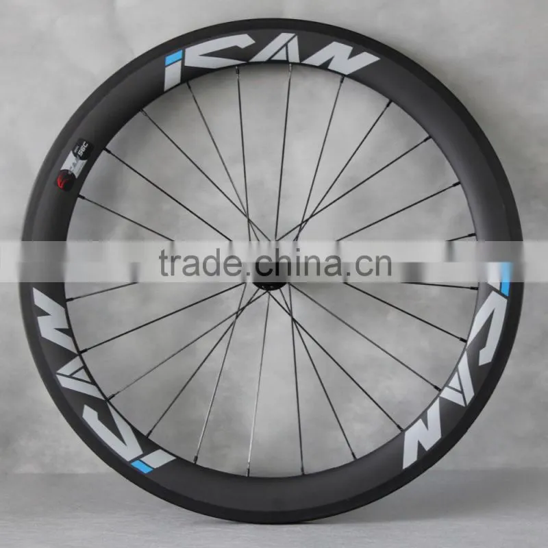 56mm clincher carbon bicycle wheels 27mm width road bike wheelset R13 hubs Sapim CX-Ray spokes 56C